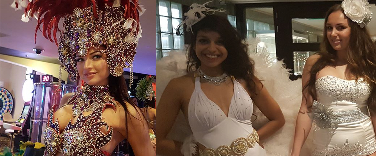 Versiering met veel glitter en glamour 